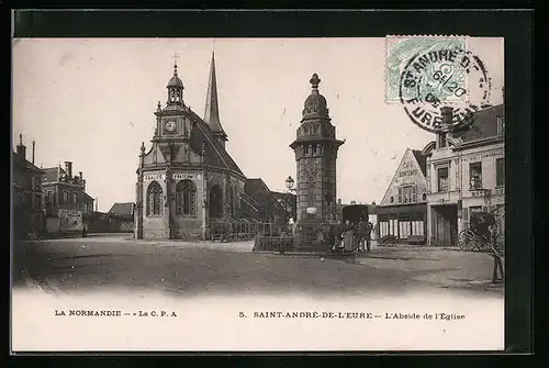 AK Saint-Andre-de-L`Eure, L`Abside de l`Eglise