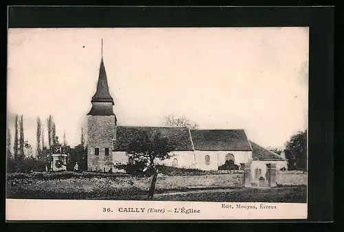 AK Cailly-sur-Eure, L`Eglise