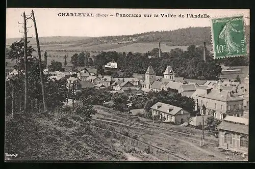 AK Charleval, Panorama sur la Vallee de l`Andelle