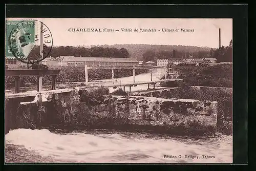 AK Charleval, Vallee de l`Andelle, Usines et Vannes