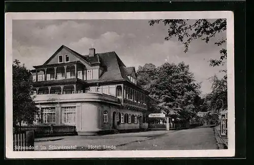 AK Sitzendorf / Schwarzatal, Hotel Linde