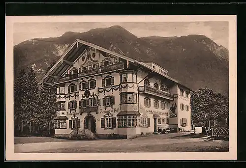 AK Neuhaus bei Schliersee, Terofals Gasthof zur Post