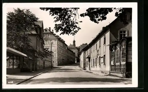 AK Ebersdorf i. Thür., Partie am Gasthaus zum Löwen