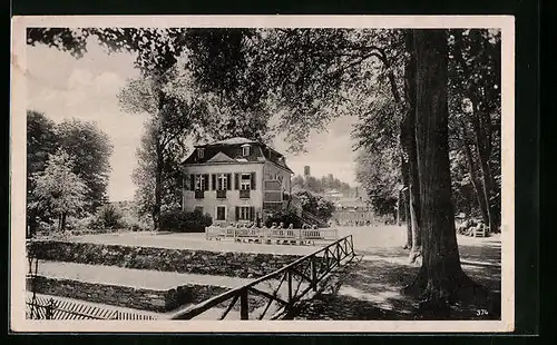 AK Lobenstein i. Thür., Partie im Kurpark