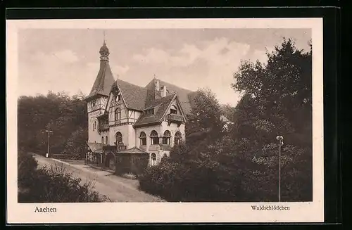AK Aachen, Hotel Waldschlösschen