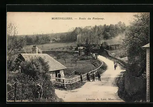 AK Montivilliers, Route de Fontenay