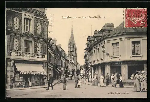 AK Lillebonne, Rue Léon-Gambetta