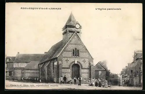 AK Anglesqueville-sur-Saane, l'Eglise pariossiale