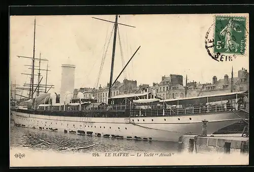 AK Le Havre, le Yacht Atmah