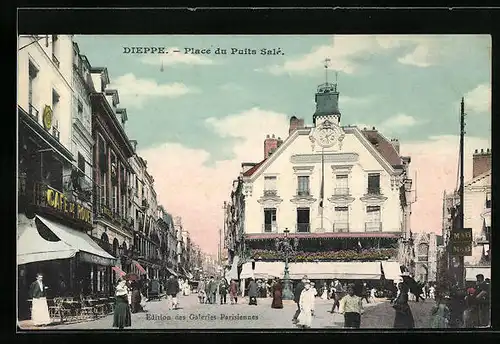 AK Dieppe, Place du Puits Salé