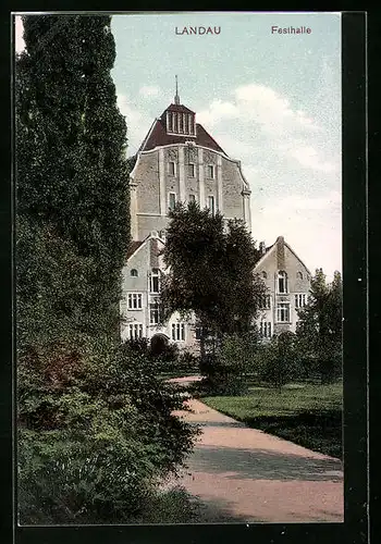 AK Landau, Blick zur Festhalle