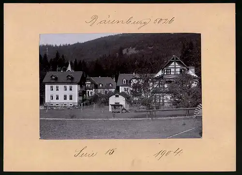 Fotografie Brück & Sohn Meissen, Ansicht Bärenburg, Waldhaus Schäfermühle