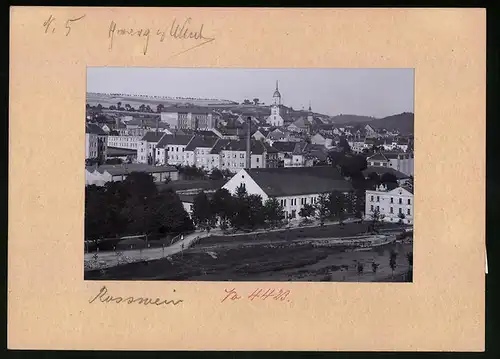 Fotografie Brück & Sohn Meissen, Ansicht Rosswein, Maschienbauanstalt - Fabrikgebäude