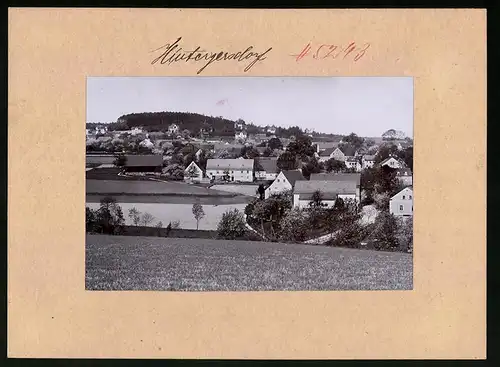 Fotografie Brück & Sohn Meissen, Ansicht Hintergersdorf, Teilansicht der Ortschaft