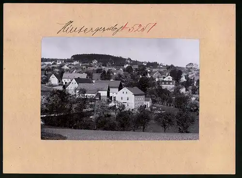 Fotografie Brück & Sohn Meissen, Ansicht Hintergersdorf, Teilansicht des Ortes
