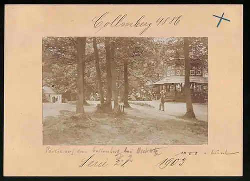 Fotografie Brück & Sohn Meissen, Ansicht Collmberg, Restaurant auf dem Collmberg