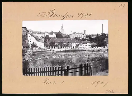 Fotografie Brück & Sohn Meissen, Ansicht Bautzen, Spree an der Fischerpforte