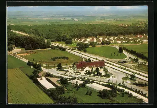 AK Leipheim /Donau, Autobahn-Rasthaus und Motel, an der Autobahn München-Stuttgart-Frankfurt