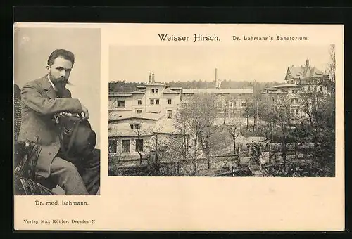 AK Dresden-Weisser Hirsch, Dr. Lahmann`s Sanatorium