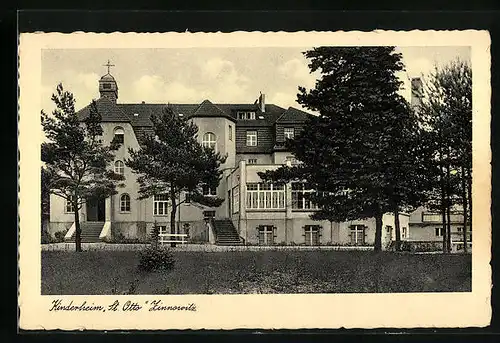 AK Zinnowitz, Kinderheim St. Otto von der Strasse gesehen