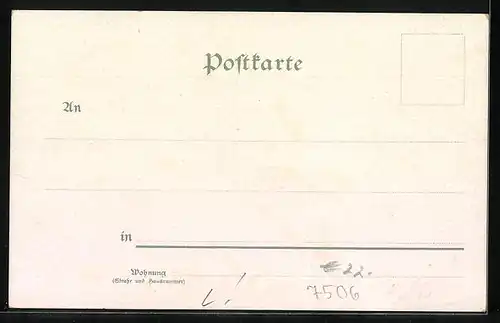 Lithographie Herrenalb, Ortsansicht aus der Ferne