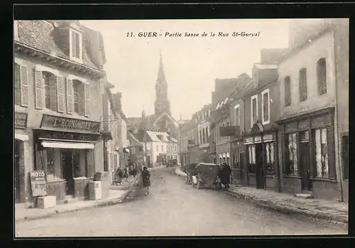 AK Guer, Partie basse de la Rue St-Gurval