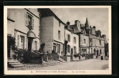 AK Rochefort-en-Terre, Rue du Porche