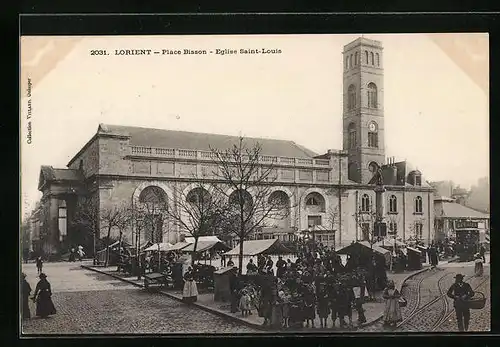 AK Lorient, Place Bisson - Eglise Saint-Louis