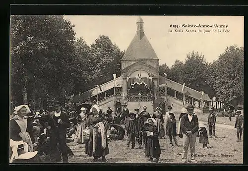 AK Ste-Anne-d`Auray, La Scala Sancta le jour de la Fete