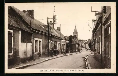 AK Teloche, Entrée du Bourg