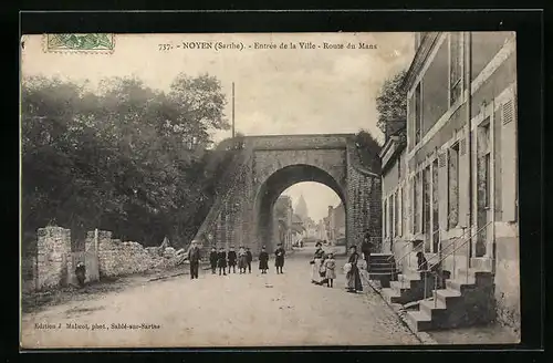 AK Noyen, Entrée de la Ville, Route du Mans