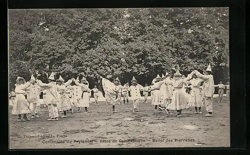 AK La Flèche, Centenaire du Prytanéer, Fêtes de Gymnastique, Ballet des Pierettes