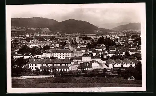 AK Remiremont, Ortspartie mit Kirche