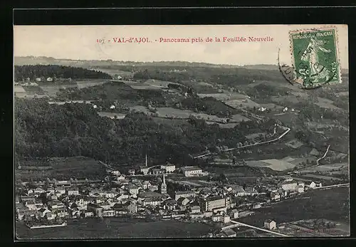 AK Val-d'Ajol, Panorama pris de la Feuillee Nouvelle