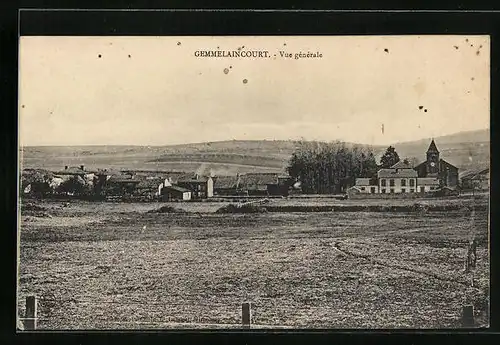 AK Gemmelaincourt, Vue generale