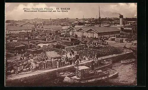 AK Dakar, Mouvement Commercial sur les Quais