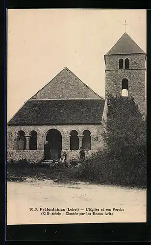 AK Préfontaines, L`Eglise et son Porche