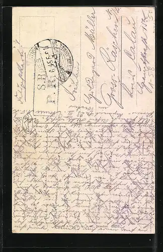 Künstler-AK Portrait Erich Ludendorff in Uniform