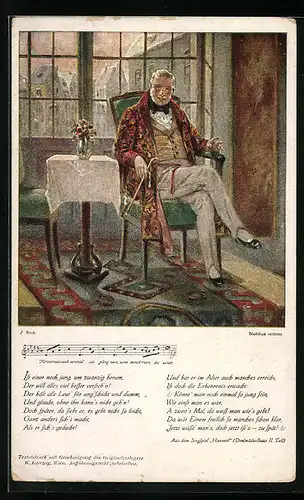 Künstler-AK Hannerl, Dreimäderlhaus II. Teil