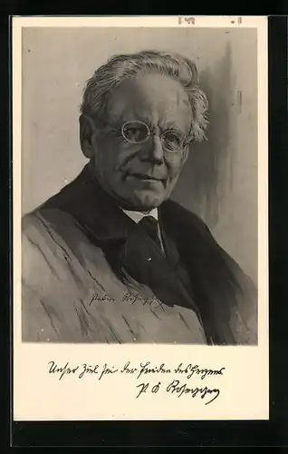 AK Portrait des Dichters Peter Rosegger