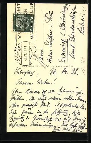 AK Portrait des Dichters Peter Rosegger