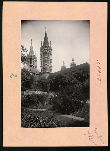 Fotografie Brück & Sohn Meissen, Ansicht Naumburg a. Saale, Blick auf den Dom