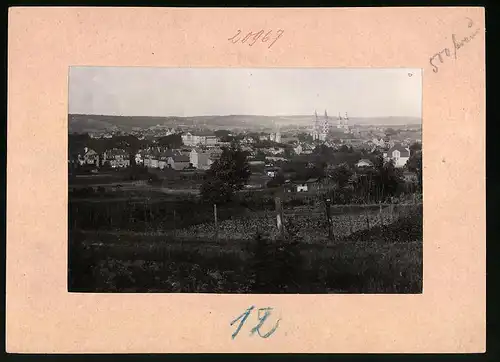 Fotografie Brück & Sohn Meissen, Ansicht Naumburg a. Saale, Blick auf die Stadt mit Dom