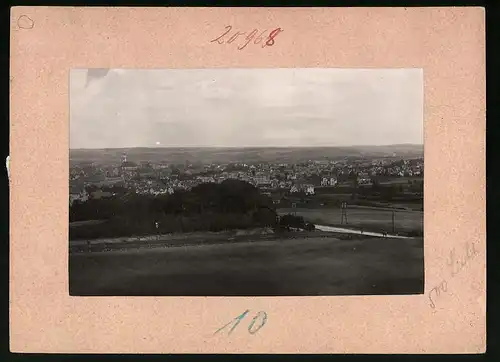 Fotografie Brück & Sohn Meissen, Ansicht Naumburg a. Saale, Blick auf die Stadt, Panorama