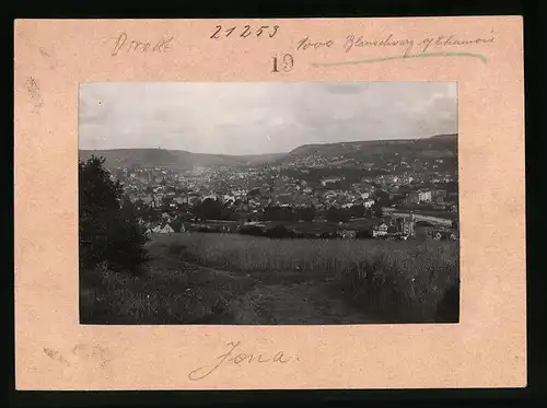 Fotografie Brück & Sohn Meissen, Ansicht Jena, Panorama Ansicht der Stadt