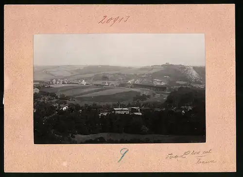 Fotografie Brück & Sohn Meissen, Ansicht Bad Sulza, Blick auf den Ort vom Schlossberg aus gesehen