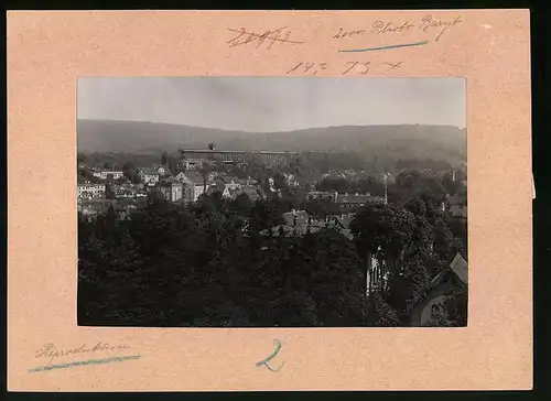 Fotografie Brück & Sohn Meissen, Ansicht Bad Kösen, Blick auf den Kurort mit Gradierwerk