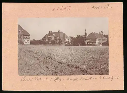 Fotografie Brück & Sohn Meissen, Ansicht Zschadrass bei Colditz, Blick auf die Landesheil- und Pflegeanstalt Zschadrass
