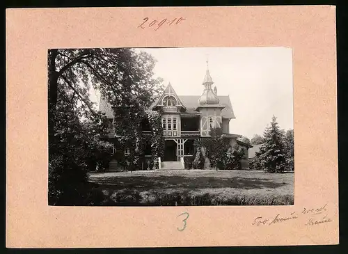 Fotografie Brück & Sohn Meissen, Ansicht Bad Sulza, Gartenansicht mit Blick auf das Inhalatorium