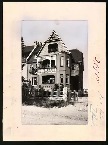Fotografie Brück & Sohn Meissen, Ansicht Bad Sulza, Blick auf die Villa Margarete